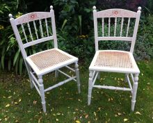 Hand painted chairs
